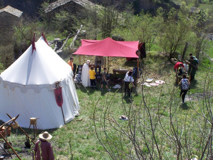 recreación histórica en montañana (Fotografía: Angel Gayúbar)