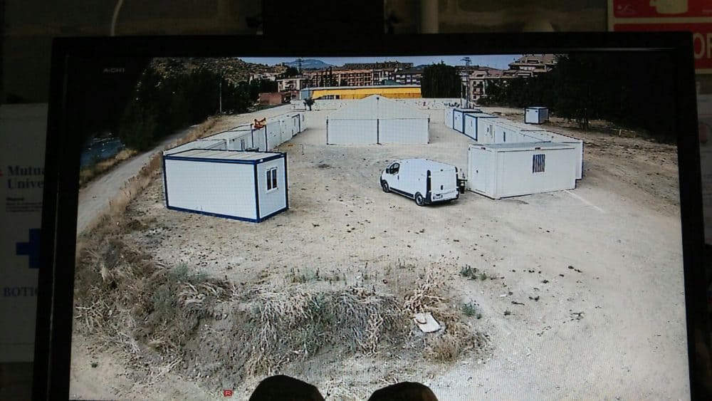 el espacio interpeñas monitorizado (Fotografía: Servicio especial)