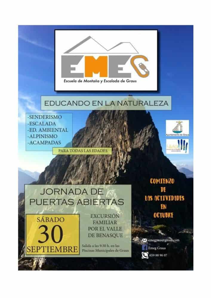 Nueva temporada de la Escuela de Montaña y Escalada de Graus