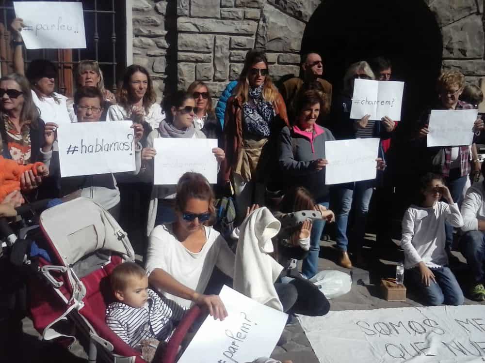 concentración en benasque (Fotografía: Angel Gayúbar)