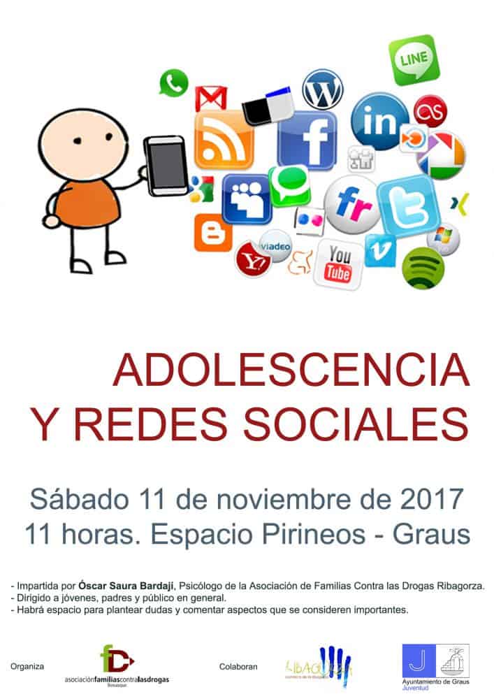 charla en graus sobre adolescencia y redes sociales