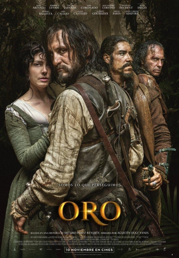 cartel de la película oro