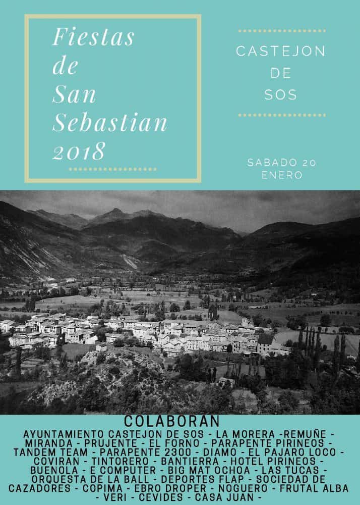 Cartel de las FIESTAS DE SAN SEBASTIÁN 2018