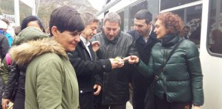 Soro participa en la actividad MasTrenChef organizada por dos institutos de Sabiñánigo en homenaje a Canfranc