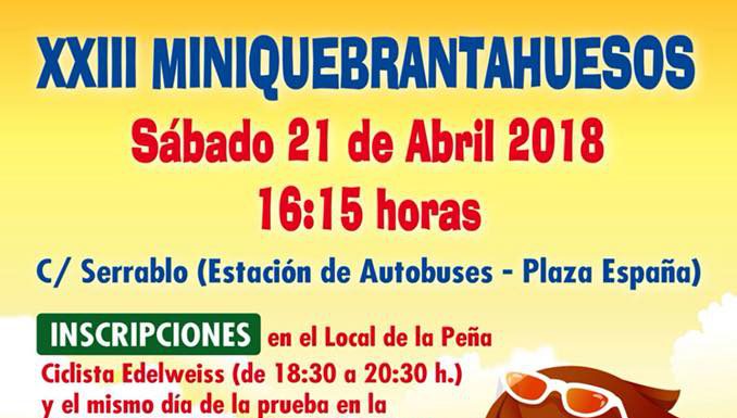 SABIÑANIGO: XXIII Mini Quebrantahuesos el 21 de abril