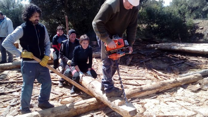haciendo foratos
