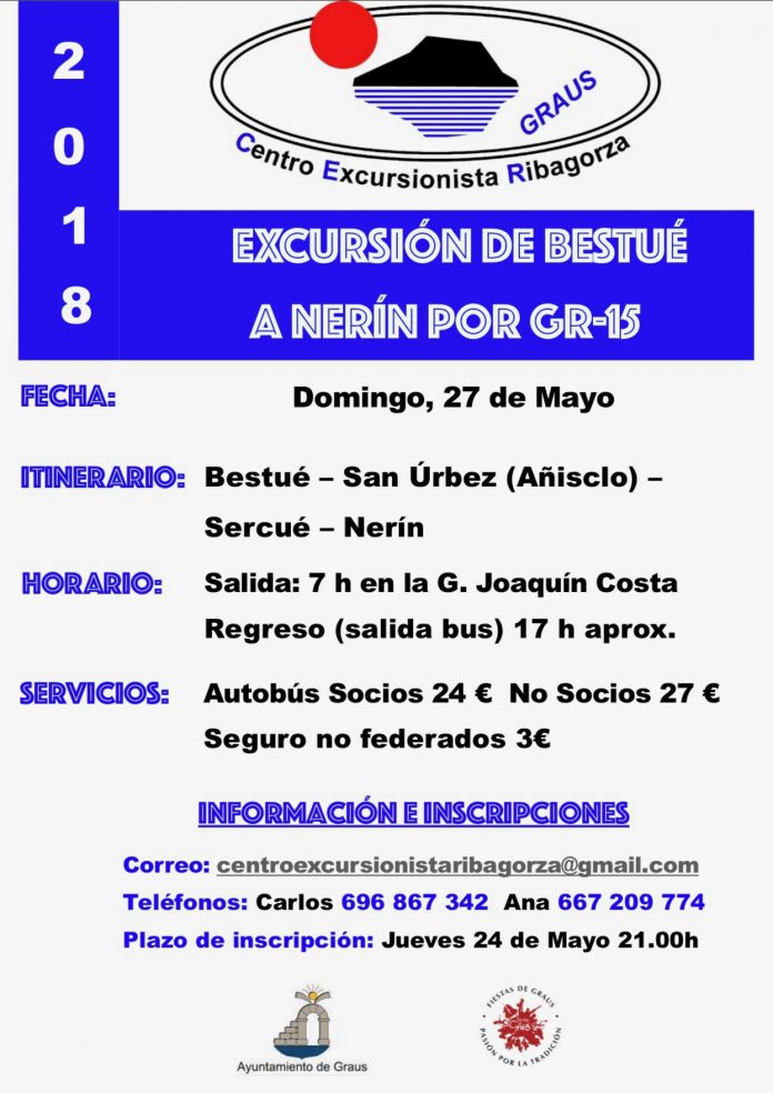 Programa de la excursión