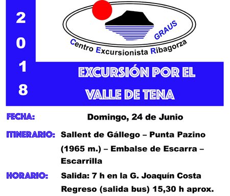 VALLE DE TENA: El CER organiza una excursión