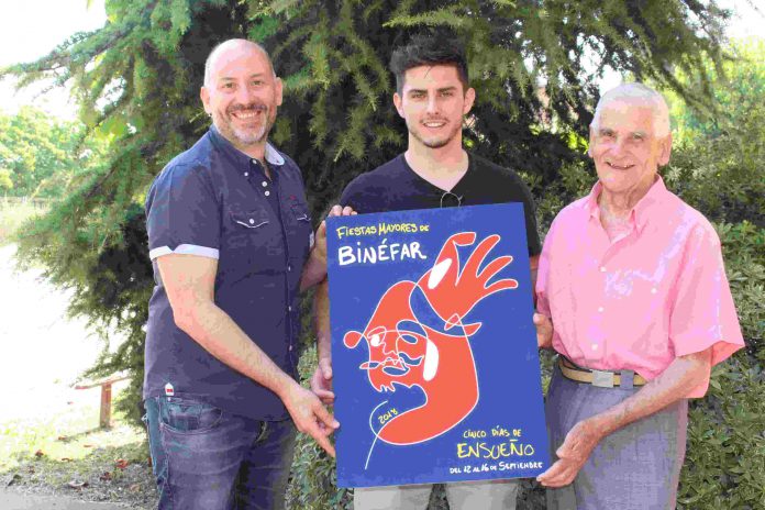 Cartel fiestas Binéfar 2018