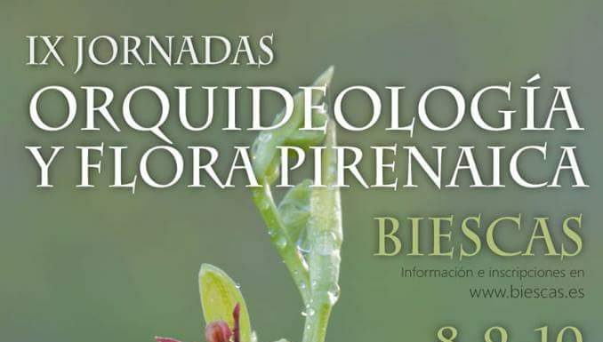 BIESCAS: IX Jornadas Orquideología y Flora Pirenaica, 8, 9 y 10 junio