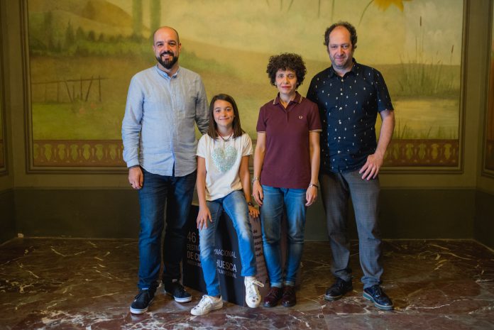 Ignacio Lasierra, Andrea Fandos, Lola Lapaz y Josean Bengoetxea (Foto - Jorge Dueso)