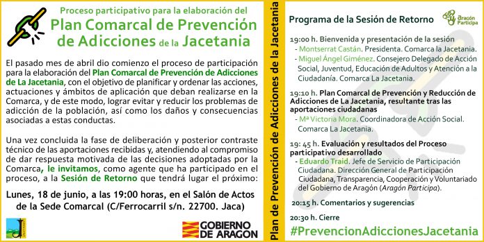 #PrevencionAdiccionesJacetania_Invitación_SR