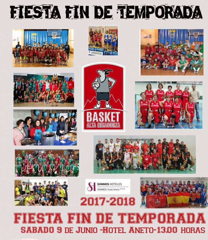 fiesta fin de temporada del basket Alta Ribagorza