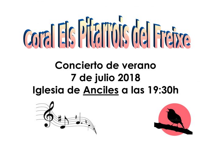 Anciles Coral Els Pitarrois Concierto verano