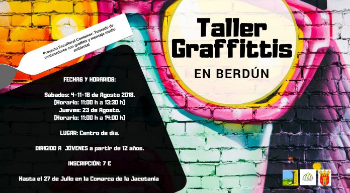 BERDÚN: Taller de graffittis