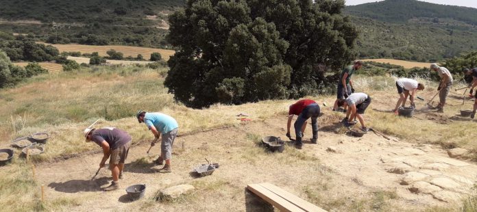 Cultura inicia una nueva campaña de excavaciones arqueológicas en el asentamiento de la Edad del Hierro del Pueyo de Marcuello