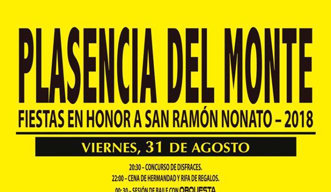 PLASENCIA DEL MONTE: Fiestas del 31 de agosto al 2 de septiembre