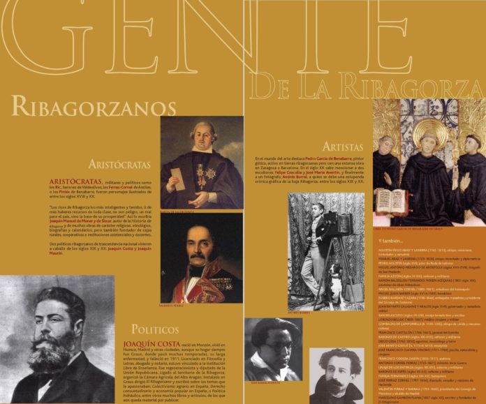 Cartel de la exposición sobre Ribagorza