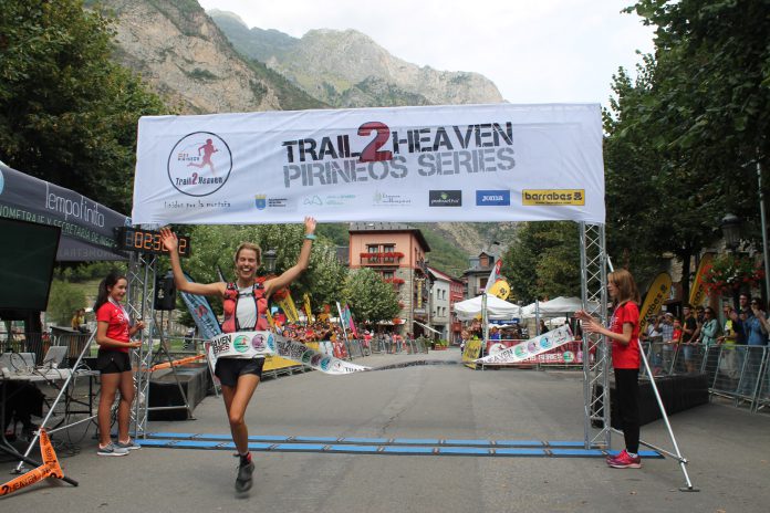 Llegada de la ganadora a línea de meta (Foto: Servicio especial)