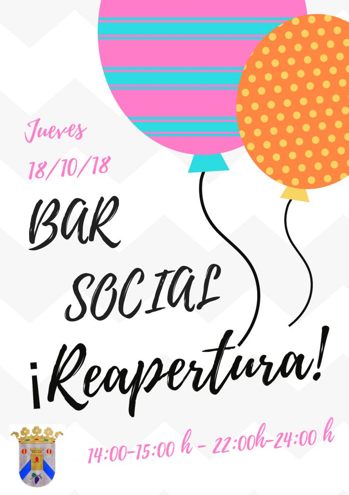 Reapertura BAR SOCIAL