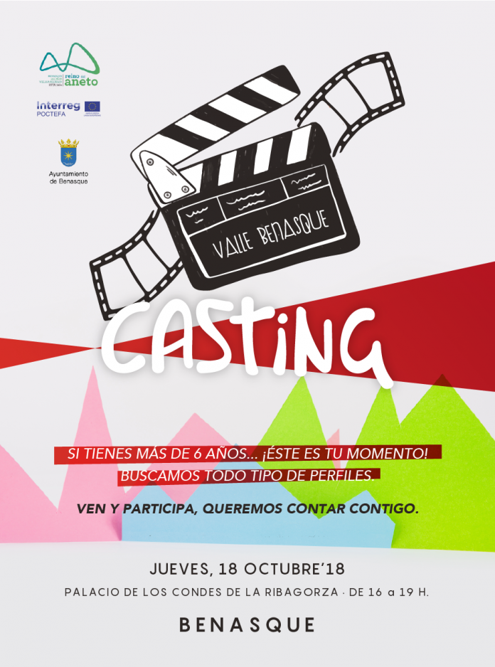 Cartel del casting en Benasque