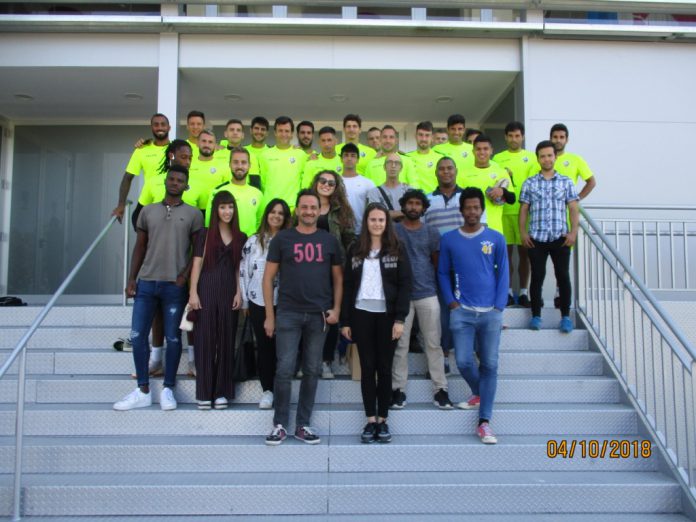Escuela Taller y Jugadores del Huesca