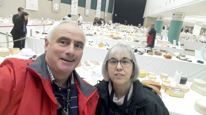 Juan José Baró y Pilar Marqués en una anterior edición del World Cheese (Foto: Juan José Baró)