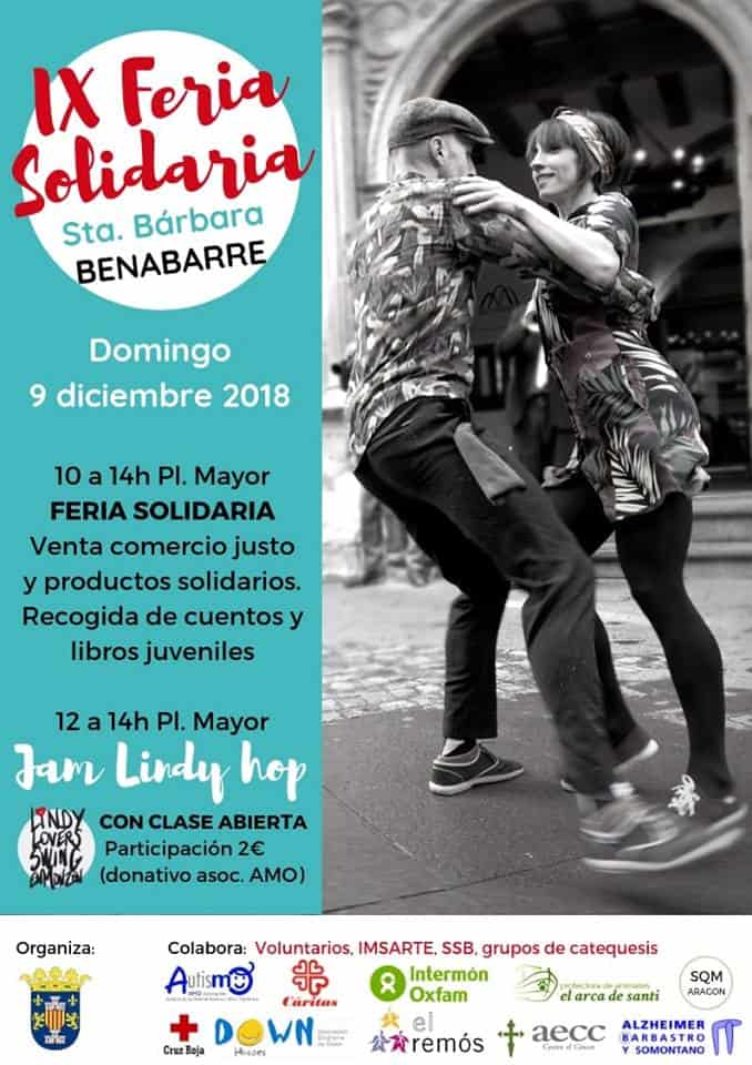 Cartel del Mercado solidario de Benabarre