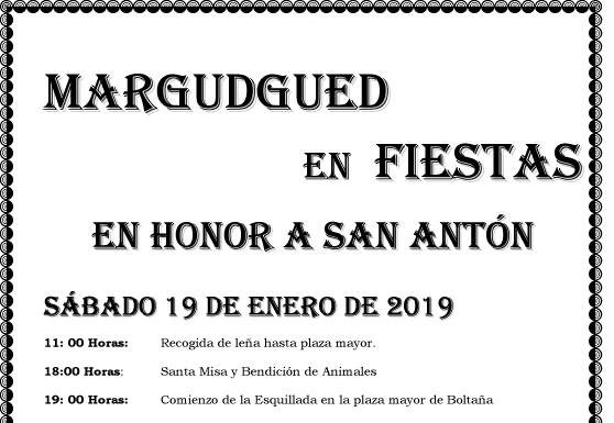 MARGUDGUED: Fiestas de San Antón