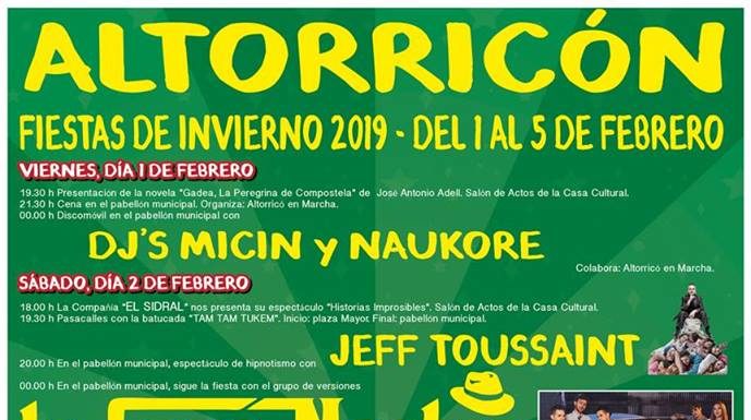 ALTORRICÓN: Fiestas de invierno 2019