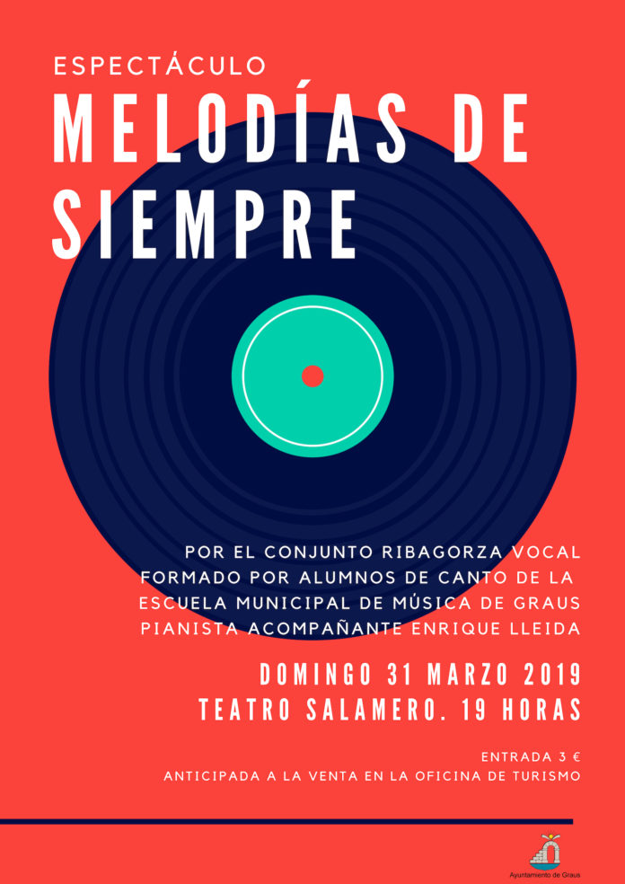 Cartel del espectáculo Melodías de siempre