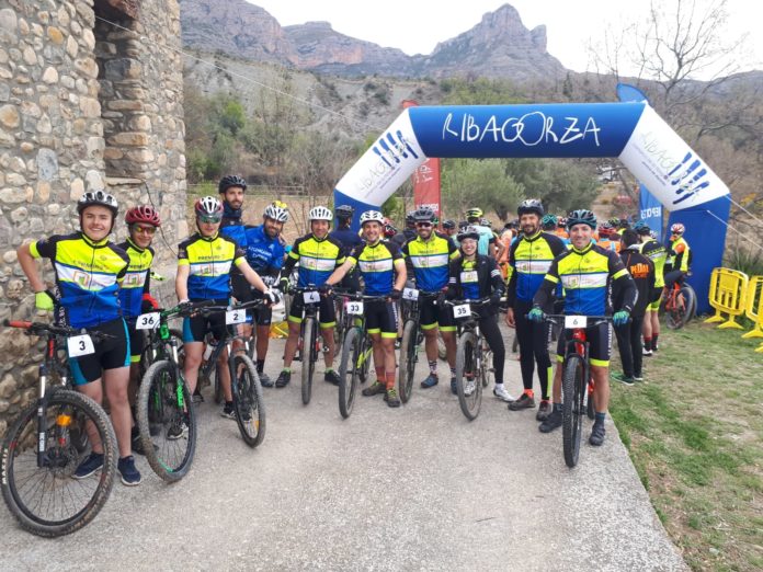 Club Ciclista Benabarre, el equipo más representadoi en la carrera (Foto: Servicio especial)