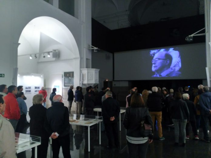 Inauguración de la exposición sobre Tonón de Baldomera (Foto: Espacio Pirineos)