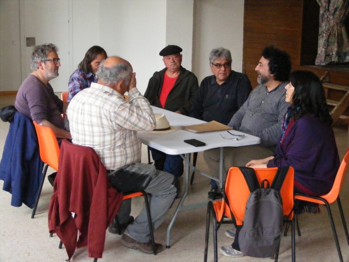 Participantes en la asamblea de mayo de la Plataforma anti LAT (Foto: Carlos González)