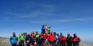 Los del CER en la cumbre del Moncayo (Foto: CER)