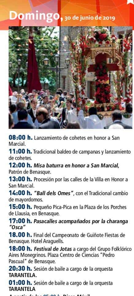 Fiestas de Benasque DOMINGO