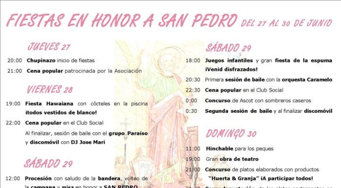 TORRES DE BARBUÉS: fiestas de san Pedro