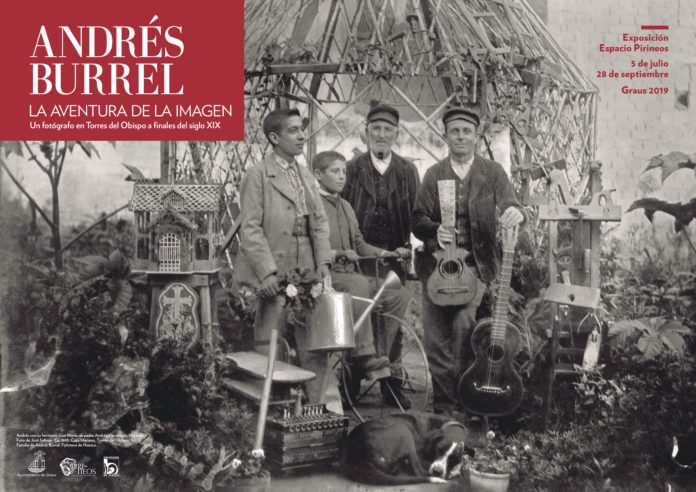 Cartel de la exposición de Andrés Burrel