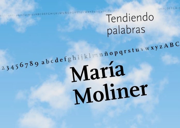 Cartel del documental sobre María Moliner