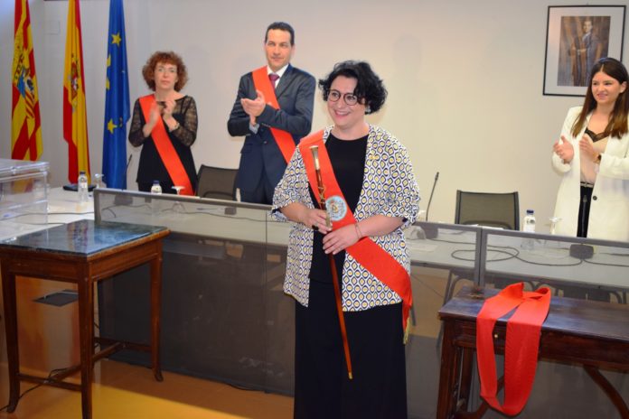 Gema Betorz, la alcaldesa grausina (Foto: Angel Gayúbar)