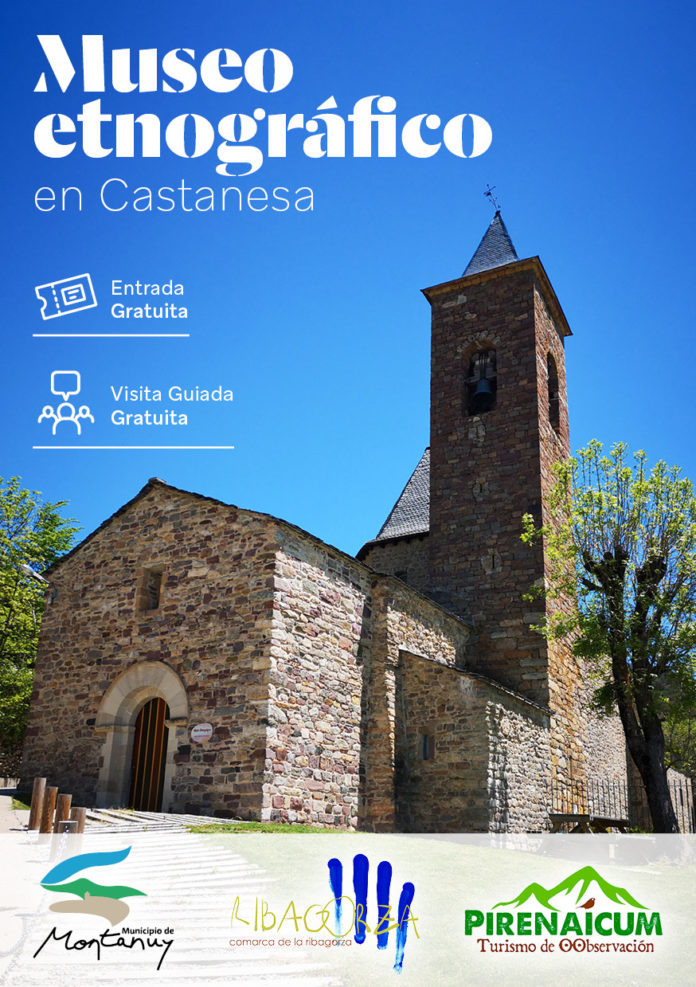 Cartel informativo del Museo Etnográfico de Castanesa