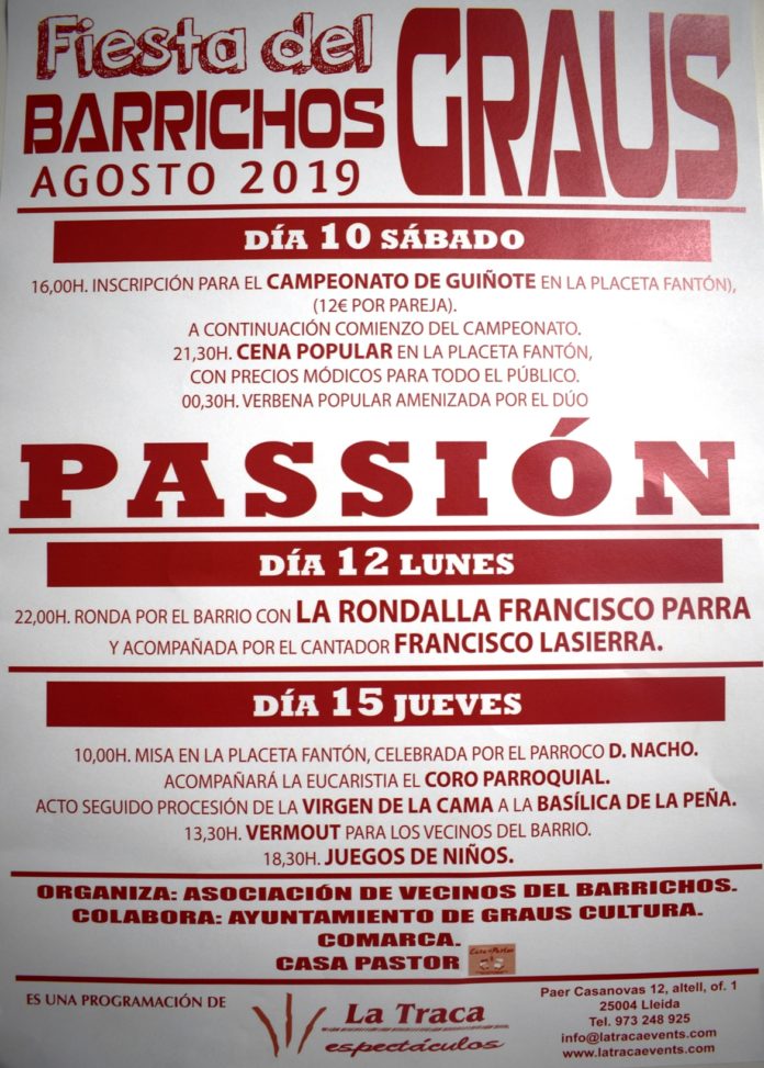 Graus Fiestas del Barrichós 2019
