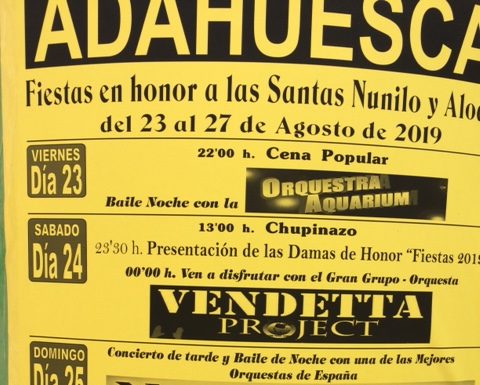 ADAHUESCA: fiestas de las santas Nunilo y Alodia