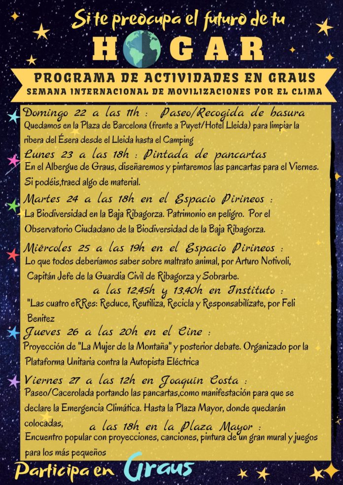 Graus Actividades de Concienciación ante el Cambio Climático