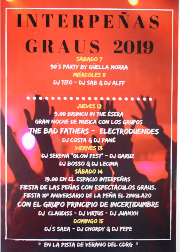 Graus Programa festivo de Interpeñas