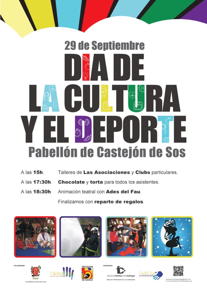 Cartel del Dia de la Cultura y el Deporte