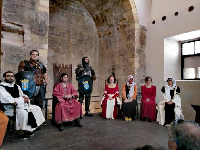 Recreación del nombramiento del conde de Ribagorza realizada el año pasado (Foto: Yolanda Castelló)
