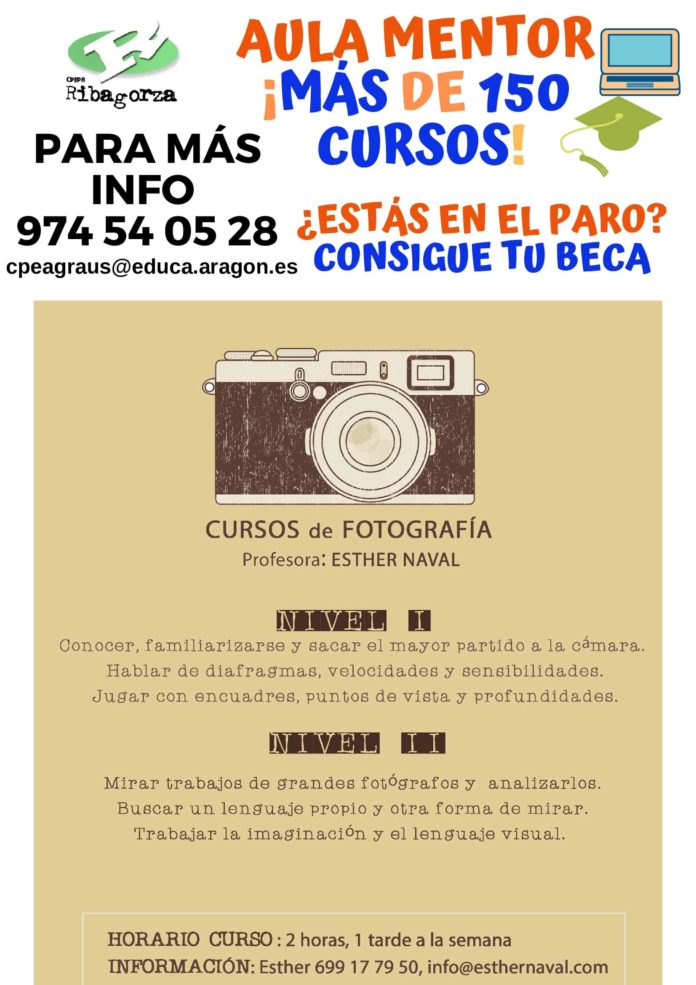 Aula Mentor Curso de Fotografía