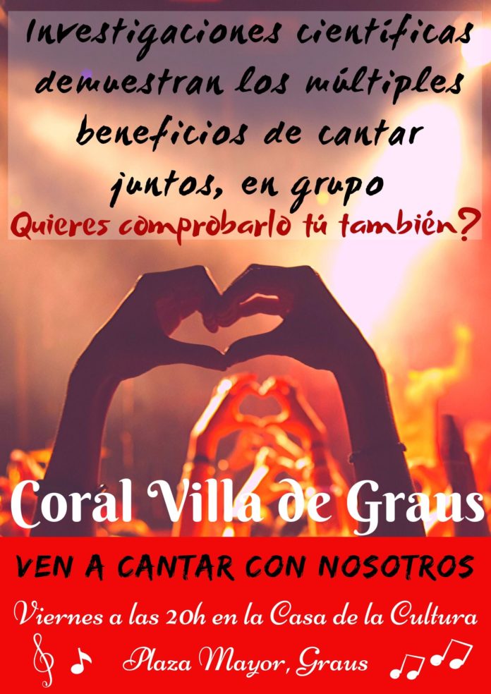 Invitación de la Coral Villa de Graus