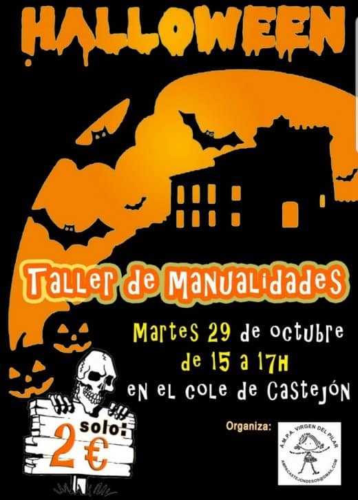 Castejón de Sos - Taller de manualidades de Halloween día 29